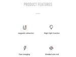 کابل شارژ سریع یواس‌بی به لایتنینگ مگنتی ایکس‌او به طول یک متر XO Magnetic USB cable lightning NB125 - Image 7
