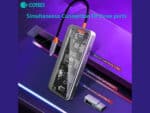 هاب 10 پورت تایپ سی کوتسی Coteci 10 in1 Multifunctional Docking Station 16013 - Image 6