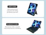 کاور کیبورددار مگنتی آیپد 10 اینچ کوتتسی Coteetci Magnetice Sphit Keyboard Lither Case Ipad 10 64011 - Image 6