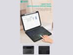 کاور کیبورددار مگنتی آیپد 10 اینچ کوتتسی Coteetci Magnetice Sphit Keyboard Lither Case Ipad 10 64011 - Image 3