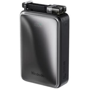 پاور بانک تایپ سی و یو اس بی 67 وات 20000 همراه با کابل دوسر تایپ سی مک دودو Mcdodo MC-433 Ultra Mini Digital Display Power Bank