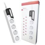 چندراهی و محافظ برق ارت‌دار 3920 وات 4 سوکت هارمونیک هادرون P244 - Image 11