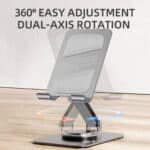 هولدر موبایل و تبلت رومیزی تاشو چرخشی 360 درجه راک RPH1003 - Image 3