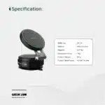 هولدر مگنتی وکیومی خودرو گرین لاین Green Lion مدل GX-41 - Image 11