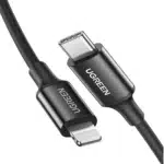 کابل تایپ سی به لایتنینگ یوگرین مدل US171-10493 توان 15 وات 1 متر - Image 6