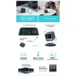 شارژر رومیزی هوشمند جویروم مدل JR-TRD01 توان 140 وات با نمایشگر - Image 8