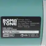 مینی فرز برقی روماتون ROMATONE مدل 1145 توان 1000 وات - Image 16