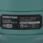 دستگاه سنباده‌ زن برقی روماتون ROMATONE مدل 2320 توان 320 وات - Image 9