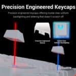کیبورد گیمینگ سیمی ردراگون Redragon مدل K552W-RGB - Image 4