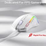 ماوس گیمینگ سیمی ردراگون Redragon مدل M612 با نور RGB - Image 3