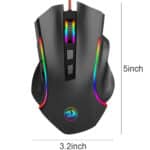 ماوس گیمینگ سیمی ردراگون Redragon مدل M612 با نور RGB - Image 9