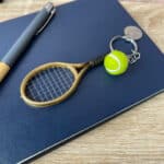 جاکلیدی و آویز کیف Mini Sports Key Chain سه بعدی طرح راکت تنیس - Image 5