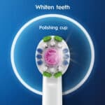 سری یدک مسواک برقی اورال-بی Oralb مدل 3D WHITE بسته 4 عددی - تصویر 4