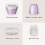 ماشین اصلاح موی بدن بانوان فیلیپس Philips مدل BRL 138/00 با دو سری - Image 6