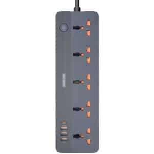 چند راهی برق گرین لاین Green Lion مدل GS-250 با 5 سوکت و 4 پورت