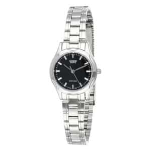 ساعت مچی زنانه کاسیو Casio مدل LTP-1275D-1A صفحه مشکی