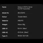 شارژر فندکی و اف ام پلیر باسئوس Baseus مدل BS-CH010‎ توان 18 وات - Image 16