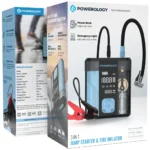 جامپ استارتر، پمپ باد و پاوربانک پاورولوژی مدل Powerology 3-In-1 Jump Starter & Tire Inflator - Image 3