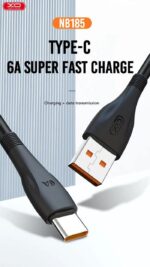 کابل شارژ فوق سریع یواس‌بی به تایپ‌سی ایکس‌او XO NB185 6A fast charger cable - Image 7