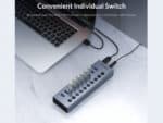 هاب 7 پورت یو اس بی فلزی اوریکو ORICO BT2U3-7AB Multi-port Hub - Image 8