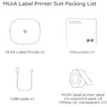 پرینتر لیبل زن شارژی شیائومی Xiaomi Mijia مدل MJBQDYJ1-WC قابل حمل - Image 16