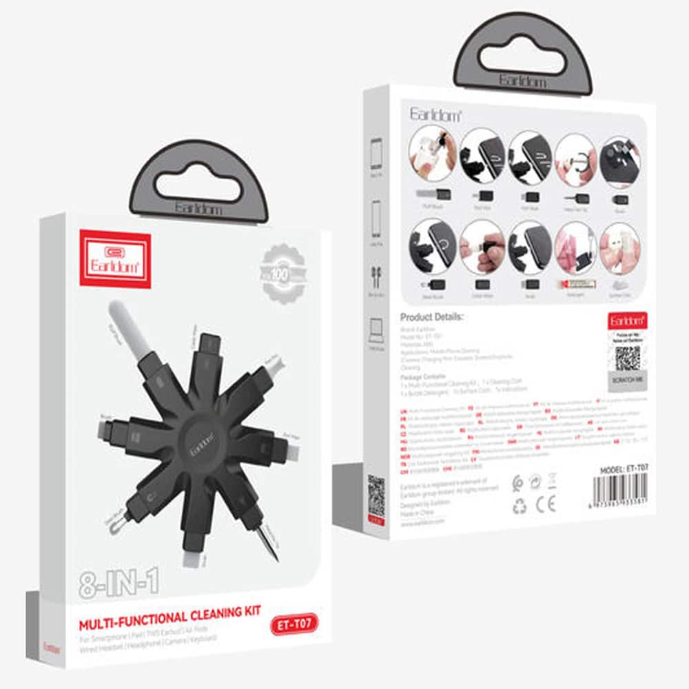 کیت تمیز کننده 8 کاره ایرپاد و موبایل ارلدام T07 — تصویر ۷
