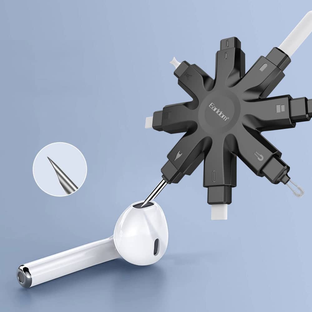 کیت تمیز کننده 8 کاره ایرپاد و موبایل ارلدام T07 — تصویر ۳