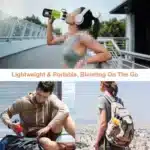 شیکر و آبمیوه گیری شارژی قابل حمل 380 میلی لیتر گرین لاین GNBLNDMPJBK - Image 7