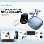 هندزفری بلوتوثی 5.3 نویزکنسلینگ و ضدآب ساندکور انکر Liberty 4 pro A3954 - Image 12