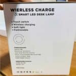 چراغ مطالعه LED رومیزی هوشمند و شارژر بی‌سیم - Image 13
