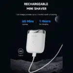 ریش‌تراش شارژی مسافرتی ضدآب انچن Enchen Mini Pro - تصویر 5