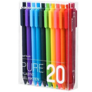 خودکار ژله‌ای کاکو (KACO K1015) نوک 0.5 میلی‌متری 20 عددی مدل Colorful