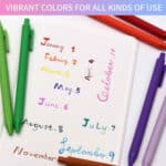 خودکار ژله‌ای کاکو (KACO K1015) نوک 0.5 میلی‌متری 20 عددی مدل Colorful - Image 7