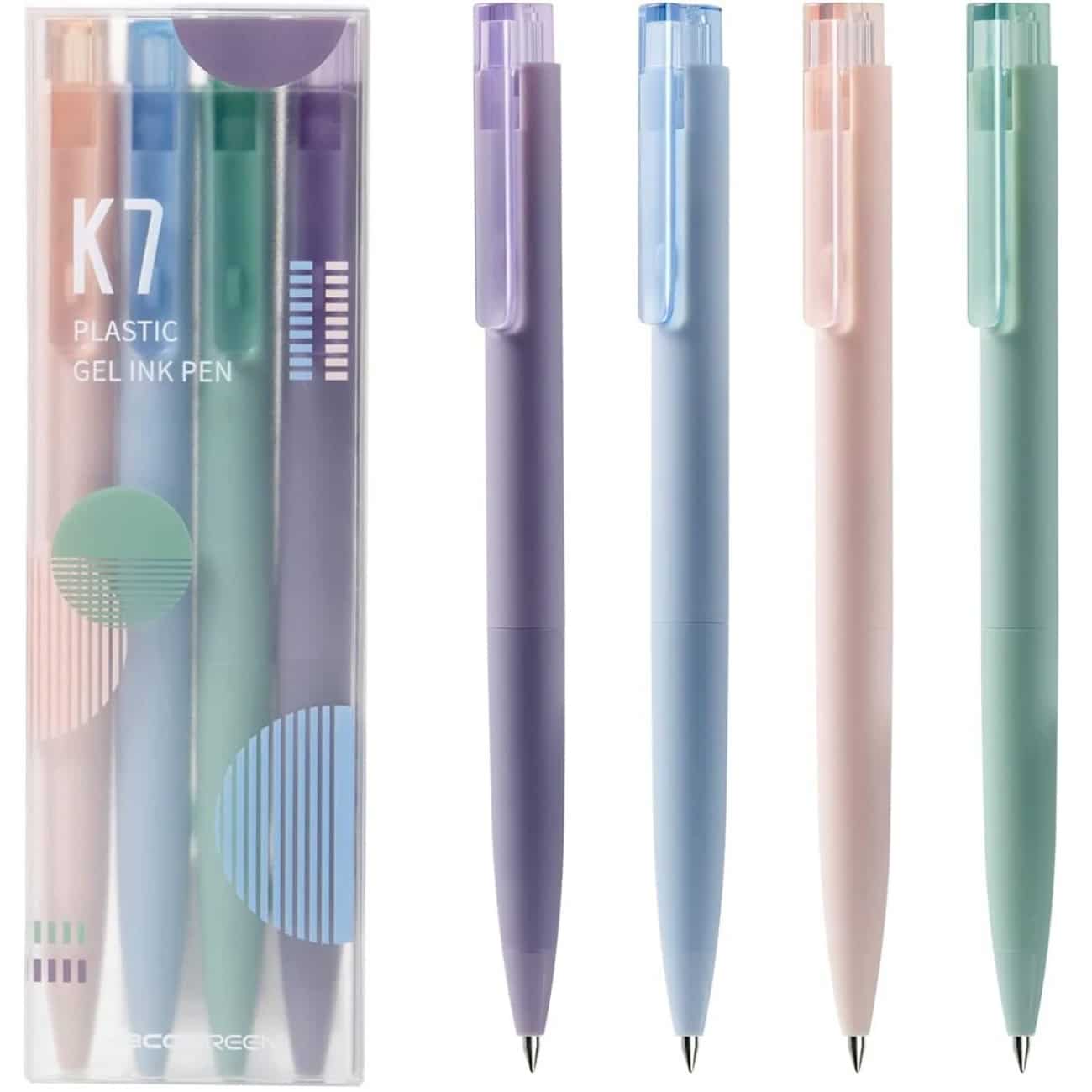 خودکار ژله ای مشکی کاکو Kaco مدل K7 نوک 0.5 میلیمتری 4 عددی خودکار ژله ای مشکی کاکو Kaco مدل K7 نوک 0.5 میلیمتری 4 عددی - Image 1