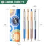 خودکار مشکی ژله ای کاکو Kaco مدل K9 نوک 0.5 میلی متری 4 عددی - Image 11