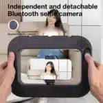 چراغ رینگ لایت مربعی مدل ZGRL-02 با هولدر موبایل - Image 7