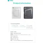 کاور آیپد 10 و آیپد 11 کوتسی COTECi مدل IP-116 استند دار - Image 11