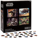 پازل چهار تکه استار وارز Star Wars مدل The Mandalorian مجموعه 500 قطعه ای