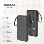 پاوربانک 10000 پورودو Porodo مدل PDPBJ33BK توان 10.5 وات - Image 5