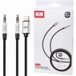 کابل صدای AUX و لایتنینگ ارلدام مدل ET-AUX05 طول 1.2 متر