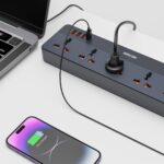 چندراهی برق 2500 وات گرین لاین مدل Green Lion GS-250 Power Socket (Black) - Image 3
