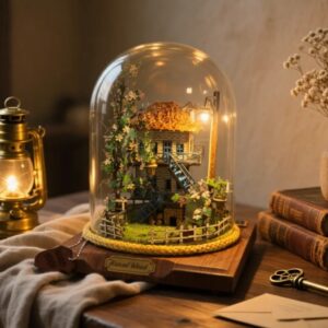 حباب شیشه ای دکوری طرح باران بهاری