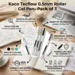 خودکار ژله‌ ای کاکو KACO مدل Tecflow نوک 0.5 میلی‌ متری 3 عددی - Image 12