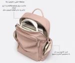کوله پشتی لپ تاپ 15.6 اینچ زنانه بنج BANGE مدل BG-LY507 - تصویر 13