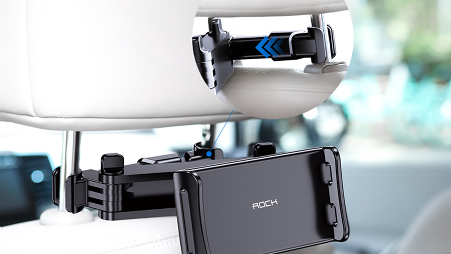 پایه نگهدارنده موبایل و تبلت صندلی عقب خودرو راک Rock Universal retractable car headrest mount RPH0950 2 طراحی منحصر به فرد پایه نگهدارنده موبایل و تبلت صندلی عقب خودرو راک Rock Universal retractable car headrest mount RPH0950