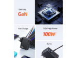 شارژر دیواری تایپ سی و یو اس بی 100 وات فست‌شارژ یوسامز USAMS US-CC163 100W 4-Ports GaN Fast Charger (EU) - تصویر 7