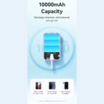 پاوربانک 10000 وایرلس 15 وات تایپ سی 20 وات یوسامز US-CD219 - تصویر 14