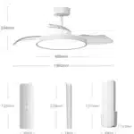 چراغ و پنکه سقفی هوشمند شیائومی Xiaomi Mijia مدل 9290041667 (نسخه 42 اینچ) - Image 13