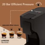 قهوه ساز لپرسو LEPRESSO اصل مدل LPCM6618 چند کپسولی - Image 8