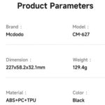 هولدر موبایل ماشین مک دودو MCDODO مدل CM-6270 مگنتی و داشبوردی - تصویر 17